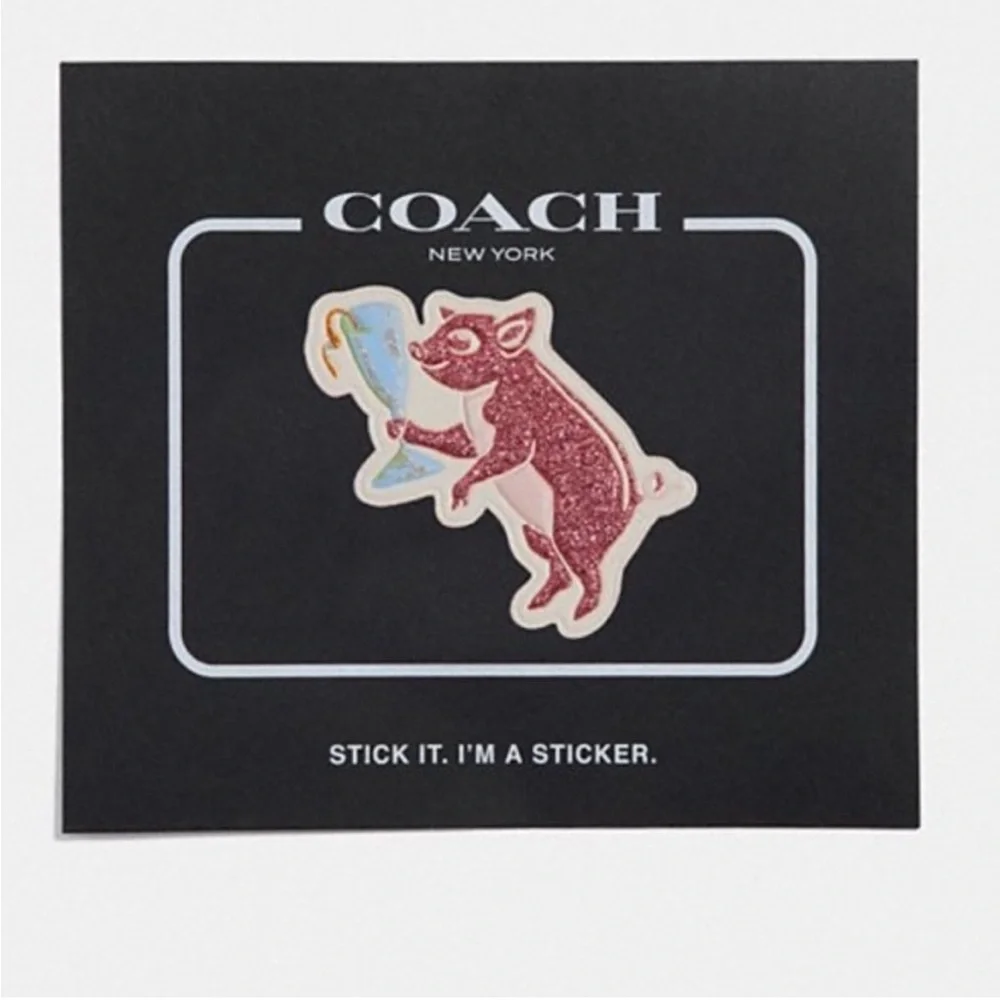 Coach Multicolor glitter Sticker - Picture 2 of 2